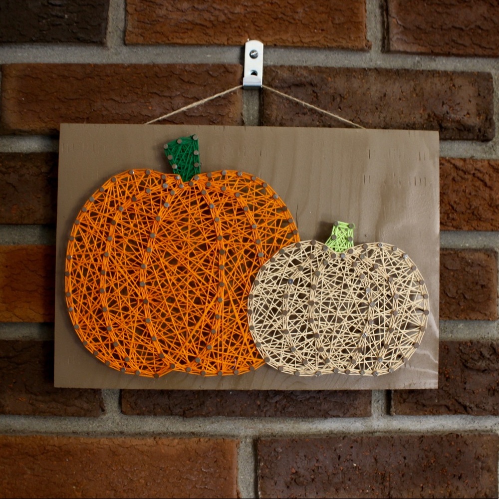 Pumpkin String Art